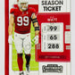 J.J. Watt - Arizona Cardinals 2021 Panini Contenders Season Ticket #3