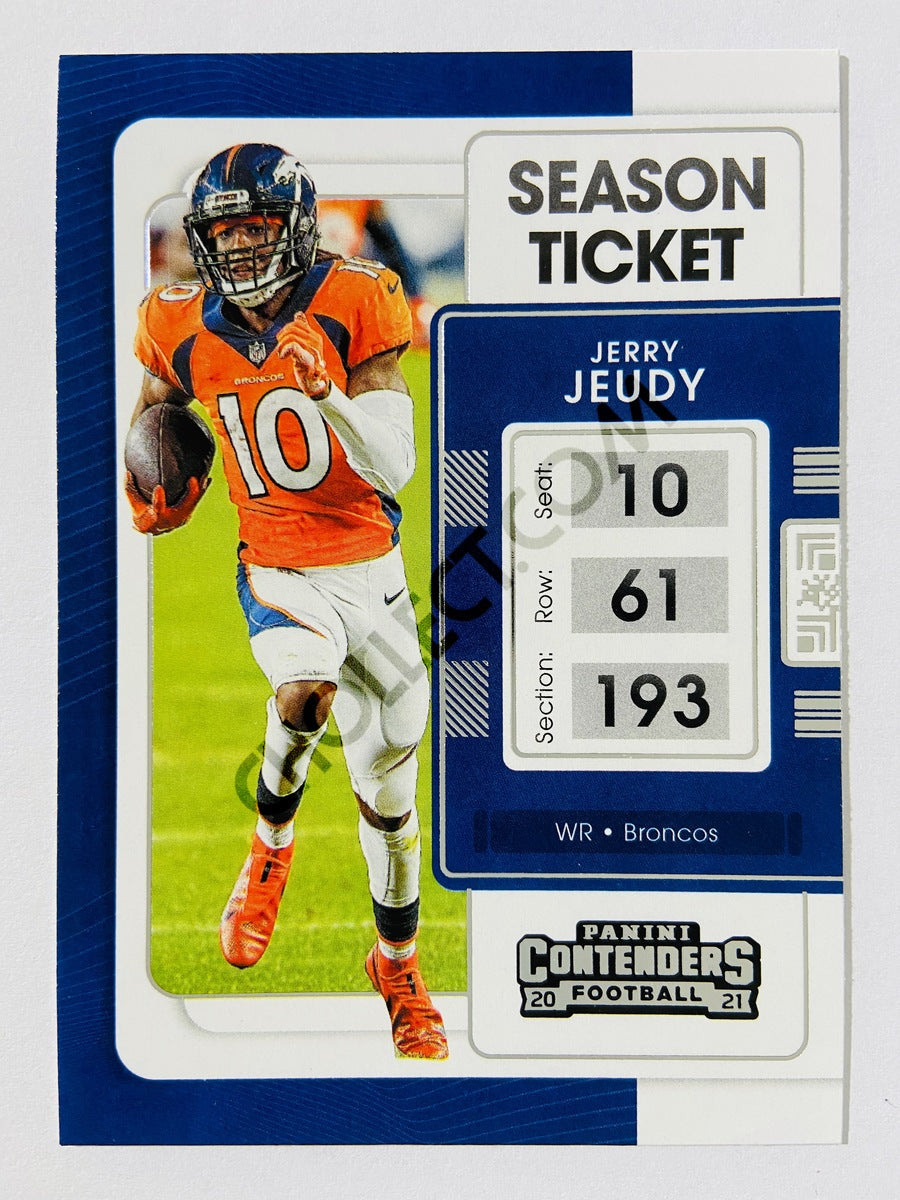 Jerry Jeudy – Denver Broncos 2021 Panini Contenders Season Ticket #29