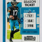 DJ Chark Jr. - Jacksonville Jaguars 2021 Panini Contenders Season Ticket #44