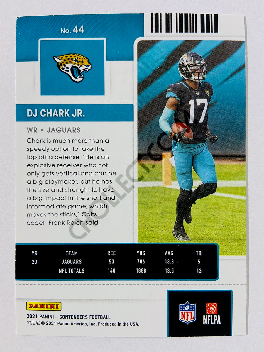 DJ Chark Jr. - Jacksonville Jaguars 2021 Panini Contenders Season Tick –