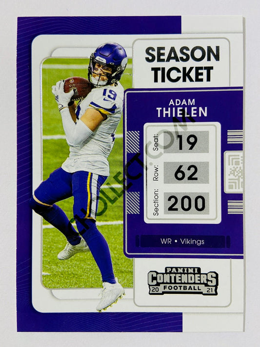 Adam Thielen - Minnesota Vikings 2021 Panini Contenders Season Ticket #66