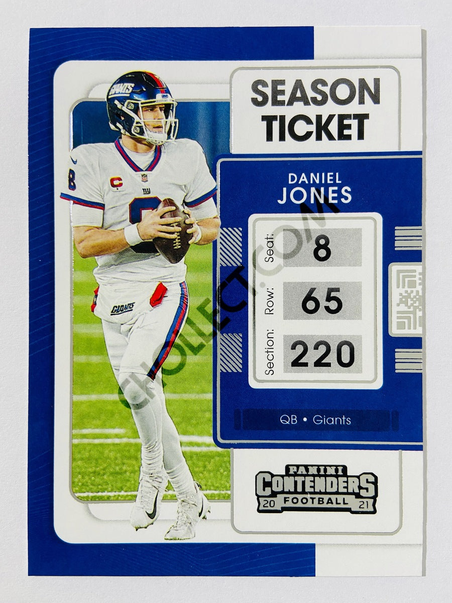 Daniel Jones - New York Giants 2021 Panini Contenders Season Ticket #73
