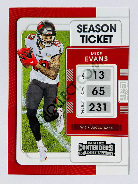 Mike Evans - Tampa Bay Buccaneers 2021 Panini Contenders Season Ticket #92