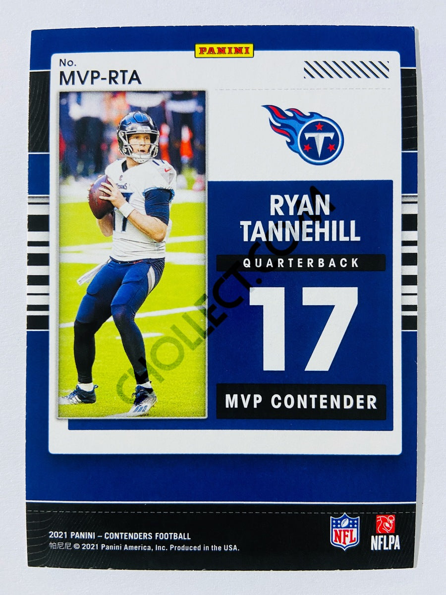 Ryan Tannehill – Tennessee Titans 2021 Panini Contenders MVP Contenders #MVP-RTA