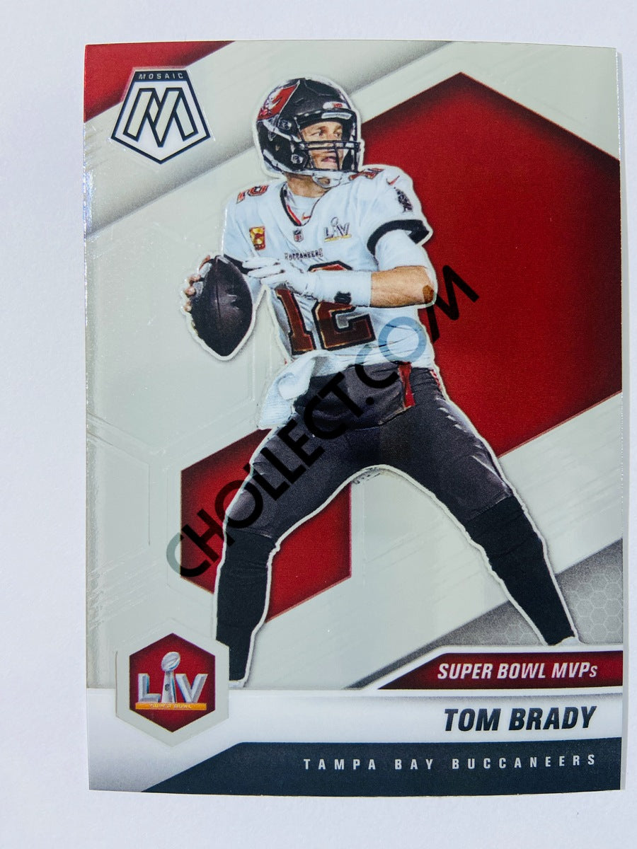 Tom Brady – Tampa Bay Buccaneers 2021 Panini Mosaic Super Bowl MVPs #285