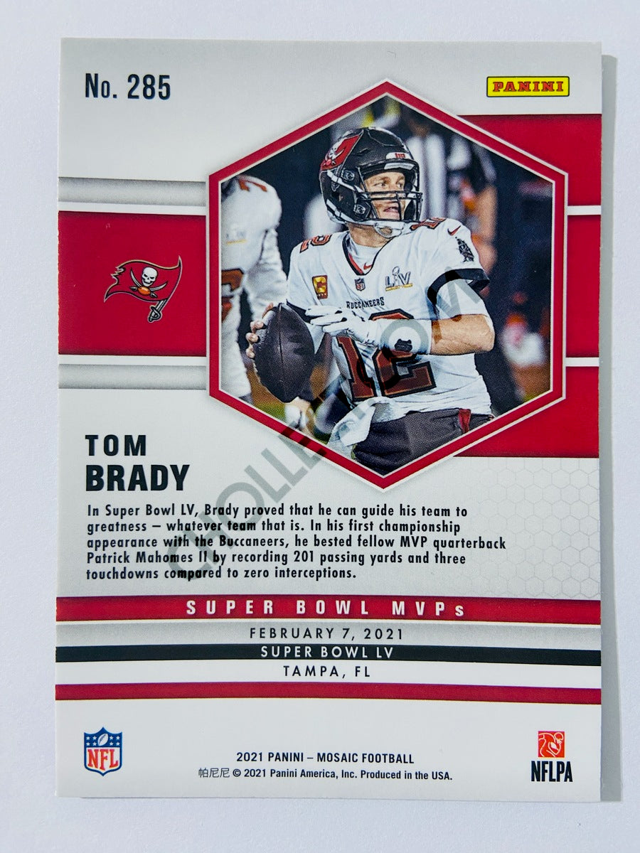 Tom Brady – Tampa Bay Buccaneers 2021 Panini Mosaic Super Bowl MVPs #285