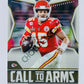 Patrick Mahomes II – Kansas City Chiefs 2021 Panini Playoff Call to Arms #CA-PMA