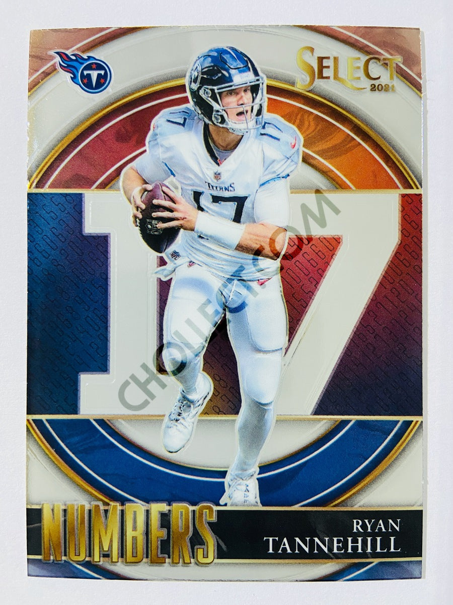Ryan Tannehill - Tennessee Titans 2021 Panini Select Numbers #SN-15