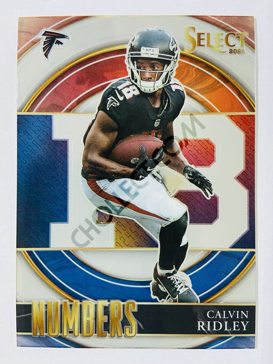 Calvin Ridley – Atlanta Falcons 2021 Panini Select Numbers #SN-23