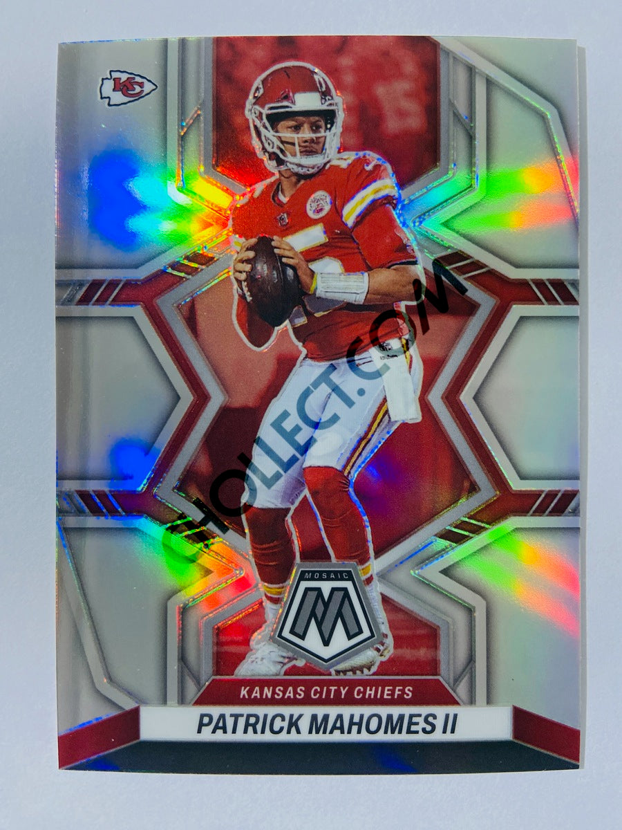 Patrick Mahomes II – Kansas City Chiefs 2022 Panini Mosaic Silver Parallel #94