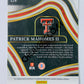 Patrick Mahomes II – Texas Tech 2022 Panini Select Draft Picks Field Level #124