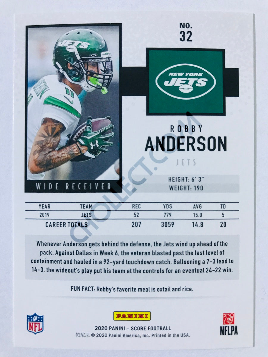 Robby Anderson - New York Jets 2020 Panini Score #32