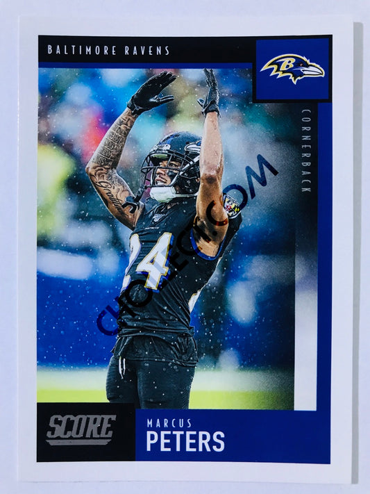 Marcus Peters - Baltimore Ravens 2020 Panini Score #47