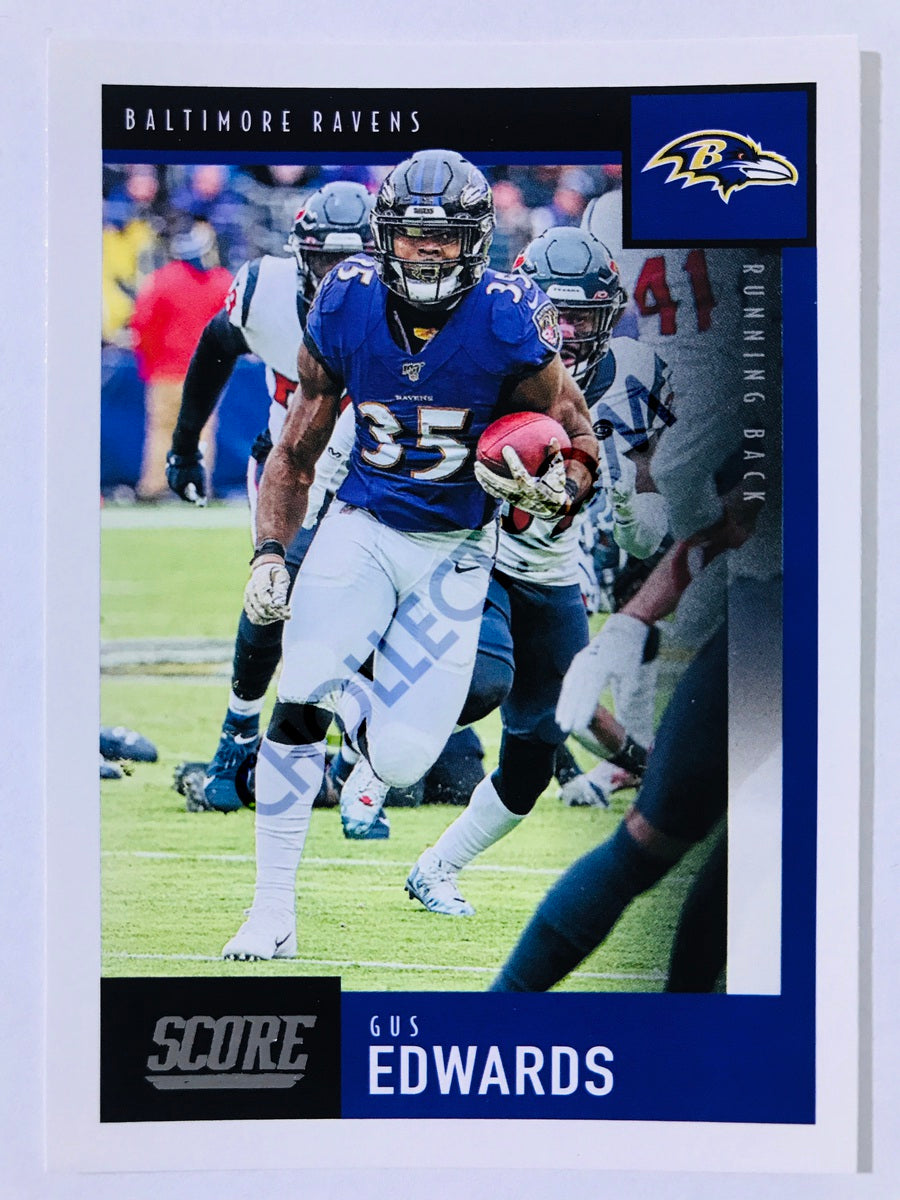 Gus Edwards - Baltimore Ravens 2020 Panini Score #50