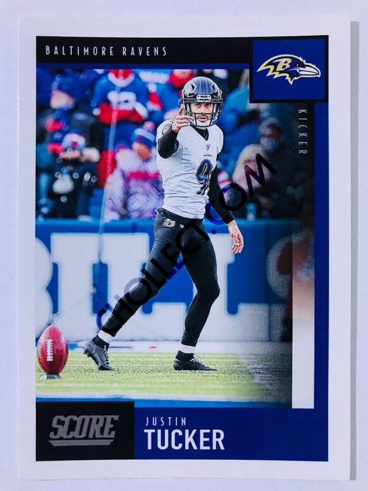 Justin Tucker - Baltimore Ravens 2020 Panini Score #51