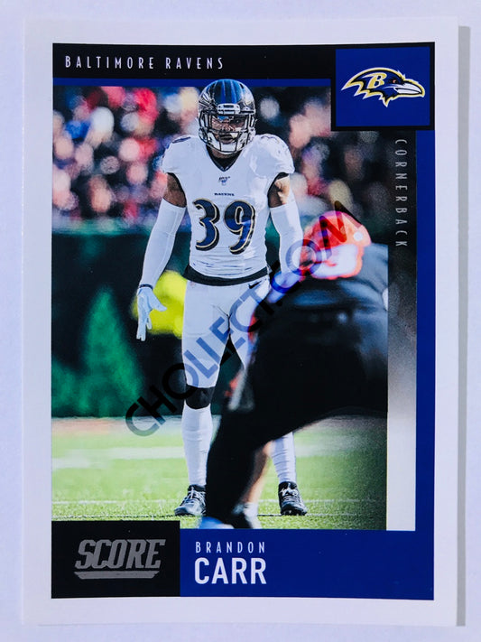 Brandon Carr - Baltimore Ravens 2020 Panini Score #52