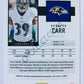 Brandon Carr - Baltimore Ravens 2020 Panini Score #52