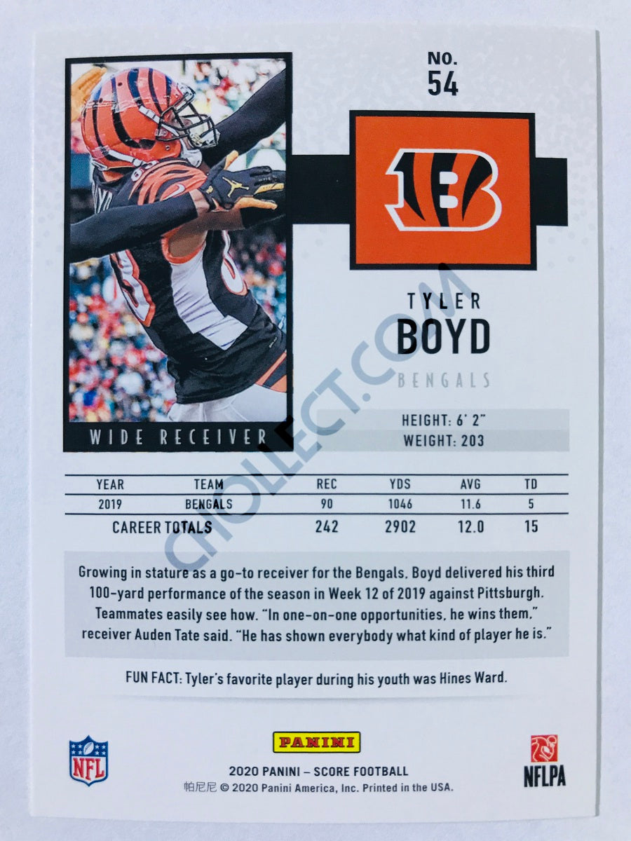 Tyler Boyd - Cincinnati Bengals 2020 Panini Score #54