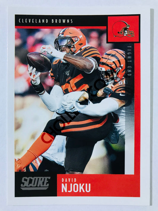 David Njoku - Cleveland Browns 2020 Panini Score #64