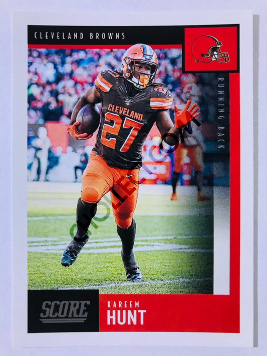 Kareem Hunt - Cleveland Browns 2020 Panini Score #67