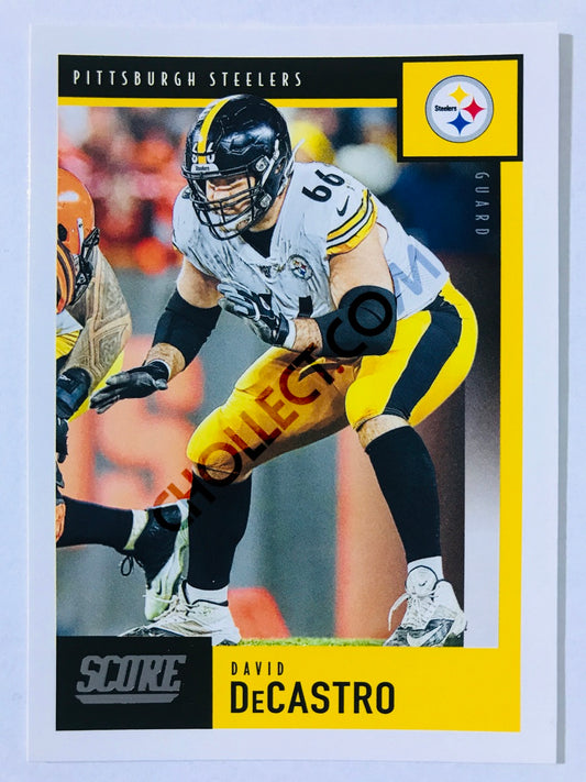 David DeCastro - Pittsburgh Steelers 2020 Panini Score #74