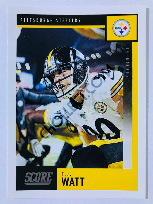 T.J. Watt - Pittsburgh Steelers 2020 Panini Score #78