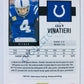 Adam Vinatieri - Indianapolis Colts 2020 Panini Score #103