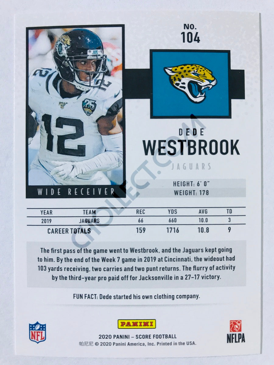 Dede Westbrook - Jacksonville Jaguars 2020 Panini Score #104