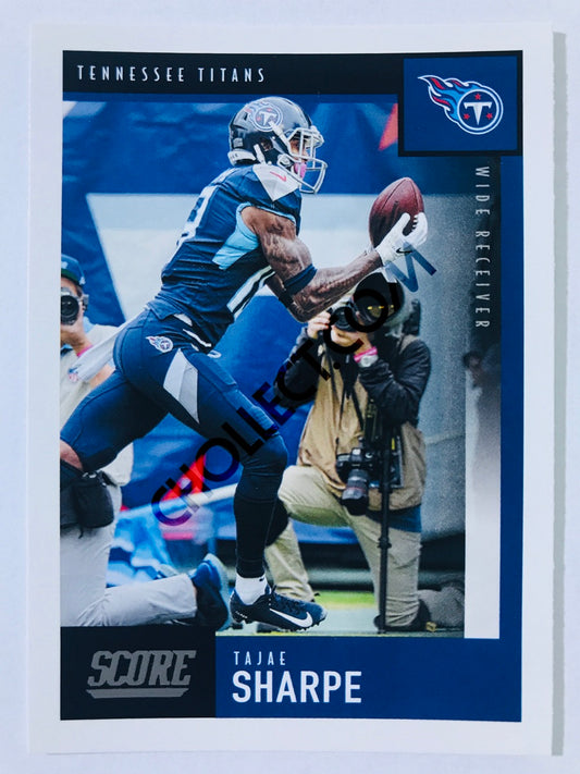 Tajae Sharpe - Tennessee Titans 2020 Panini Score #117