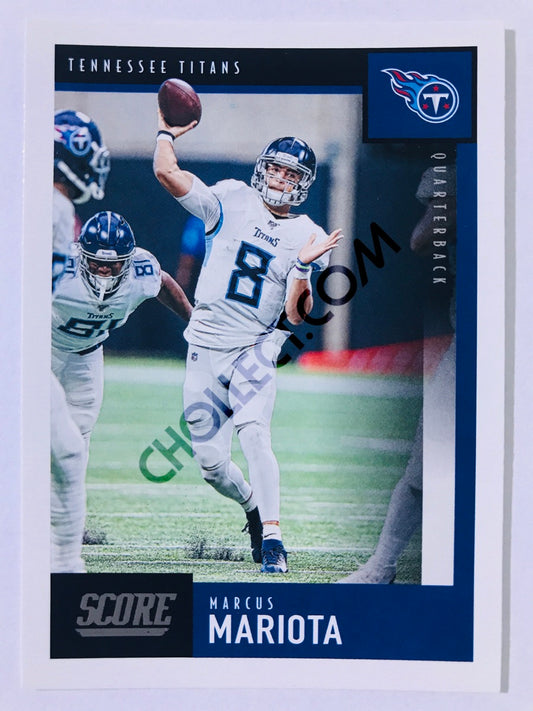 Marcus Mariota - Tennessee Titans 2020 Panini Score #122