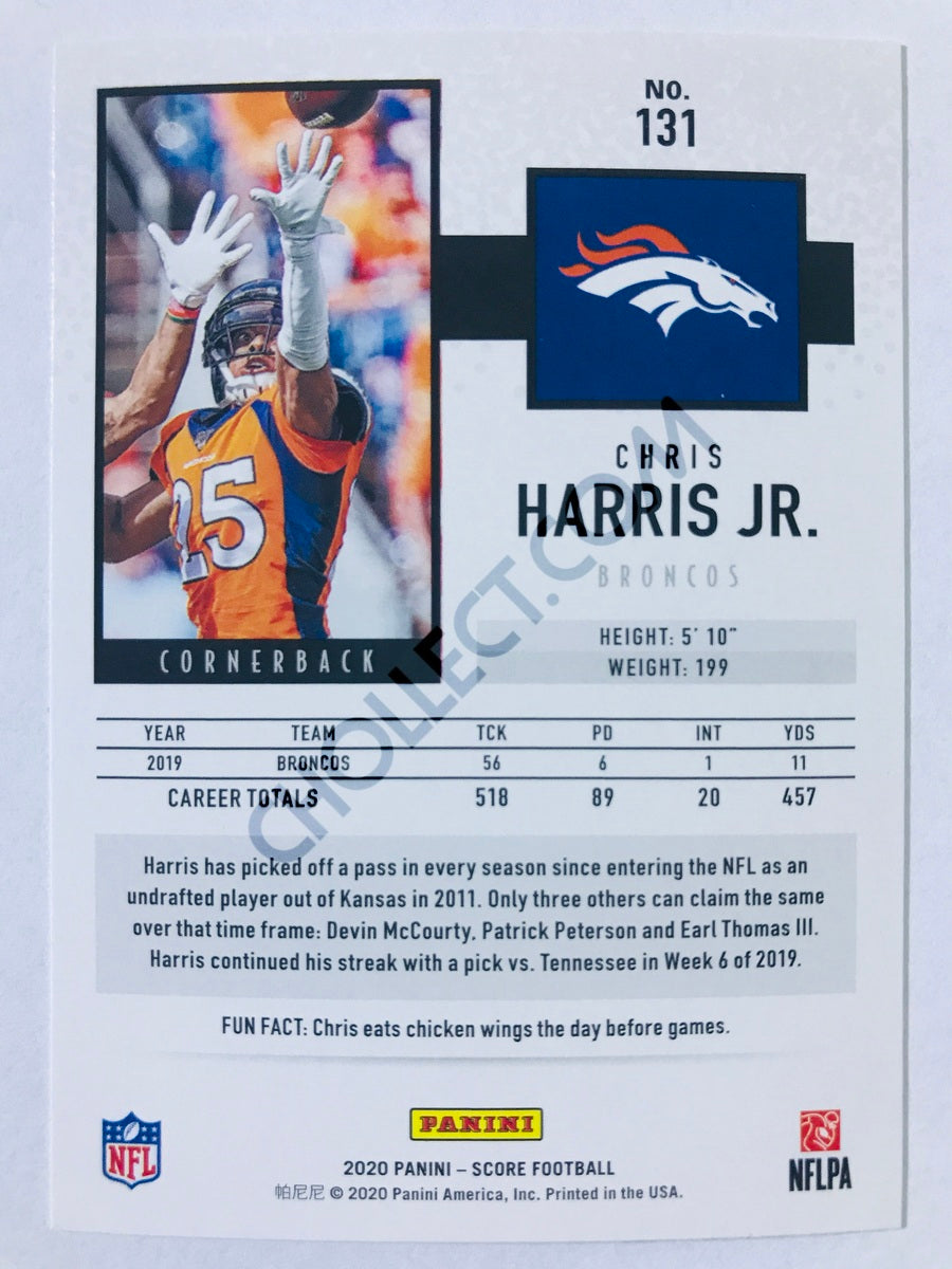 Chris Harris Jr. - Denver Broncos 2020 Panini Score #131