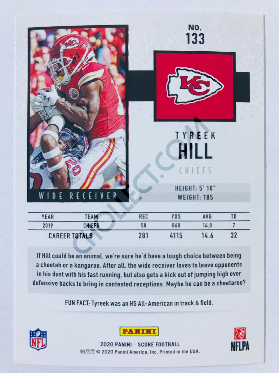 Tyreek Hill - Kansas City Chiefs 2020 Panini Score #133