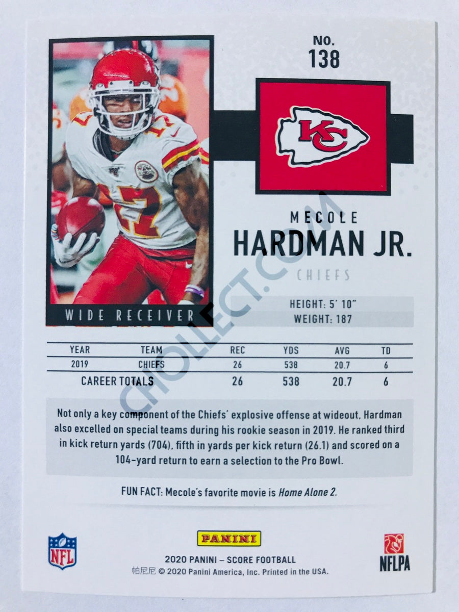 Mecole Hardman Jr. - Kansas City Chiefs 2020 Panini Score #138