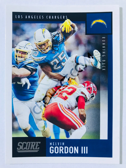 Melvin Gordon III - Los Angeles Chargers 2020 Panini Score #148