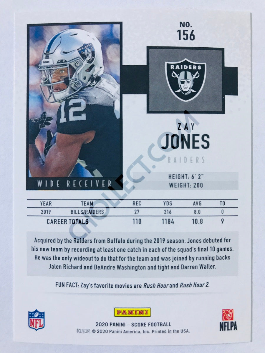 Zay Jones - Las Vegas Raiders 2020 Panini Score #156