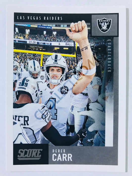 Derek Carr - Las Vegas Raiders 2020 Panini Score #158