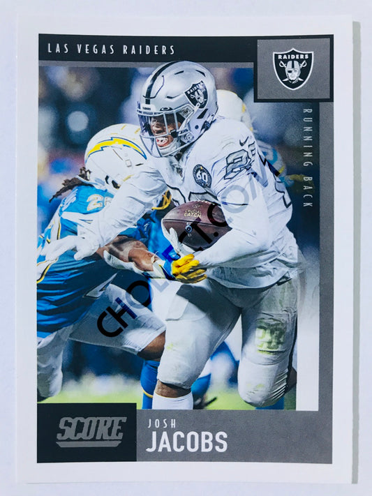 Josh Jacobs - Las Vegas Raiders 2020 Panini Score #159