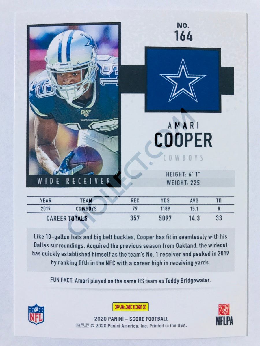 Amari Cooper - Dallas Cowboys 2020 Panini Score #164