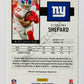 Sterling Shepard - New York Giants 2020 Panini Score #177