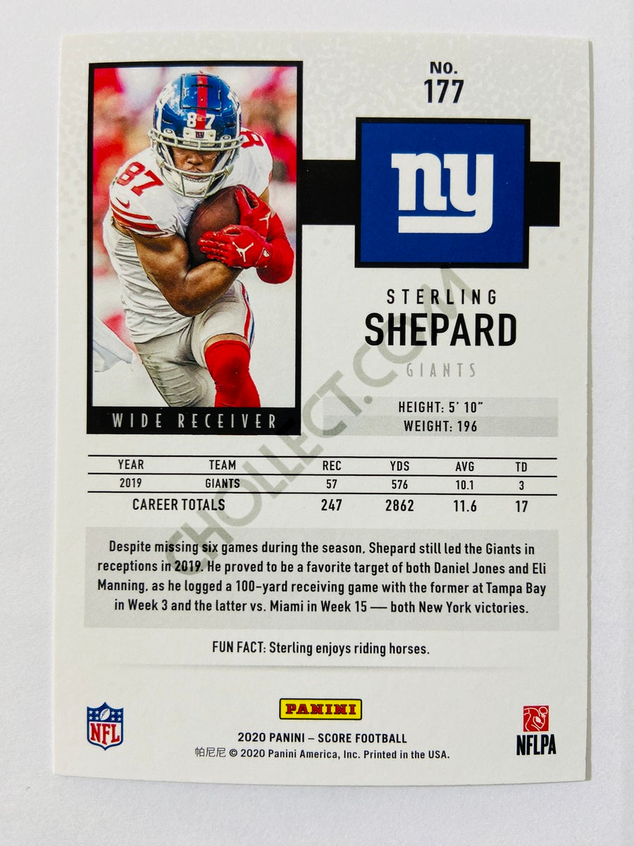 Sterling Shepard - New York Giants 2020 Panini Score #177