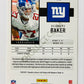 Deandre Baker - New York Giants 2020 Panini Score #183