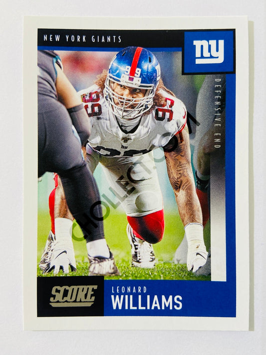 Leonard Williams - New York Giants 2020 Panini Score #184