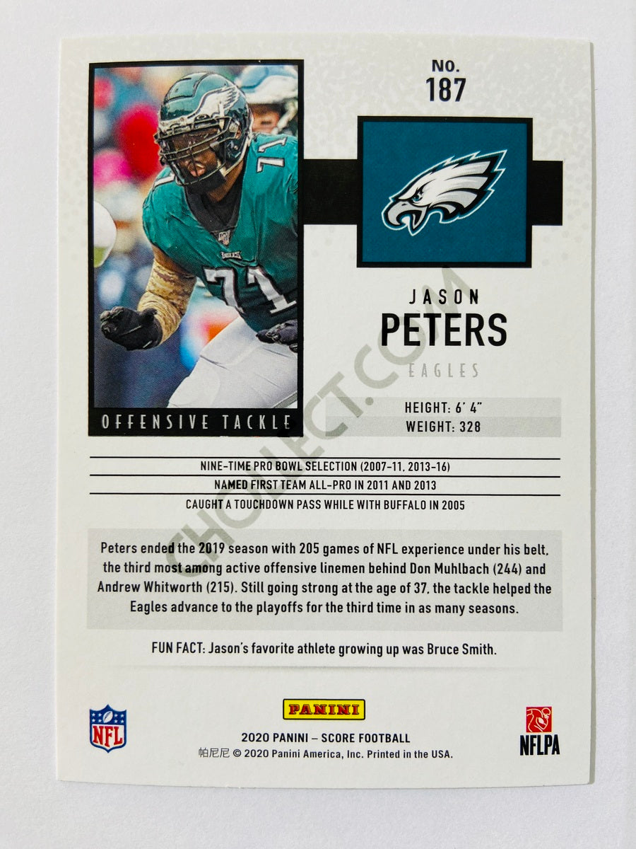 Jason Peters - Philadelphia Eagles 2020 Panini Score #187