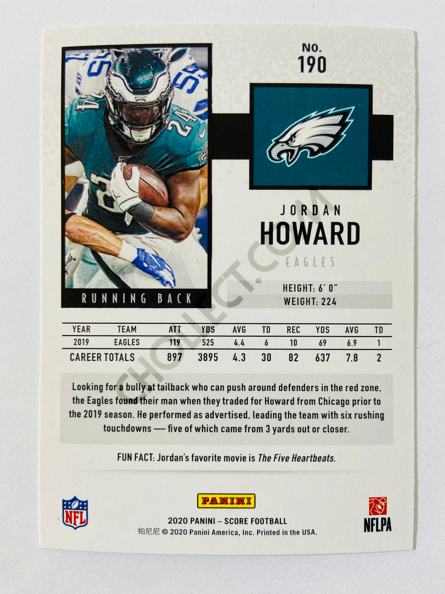 Jordan Howard - Philadelphia Eagles 2020 Panini Score #190