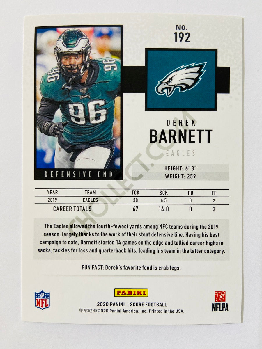 Derek Barnett - Philadelphia Eagles 2020 Panini Score #192