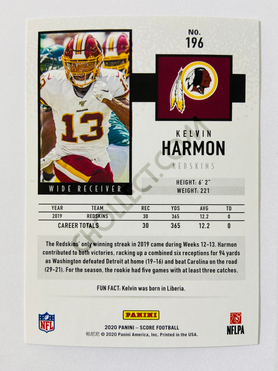 Kelvin Harmon - Washington Redskins 2020 Panini Score #196