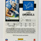 Danny Amendola - Detroit Lions 2020 Panini Score #217
