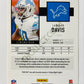 Jarrad Davis - Detroit Lions 2020 Panini Score #222