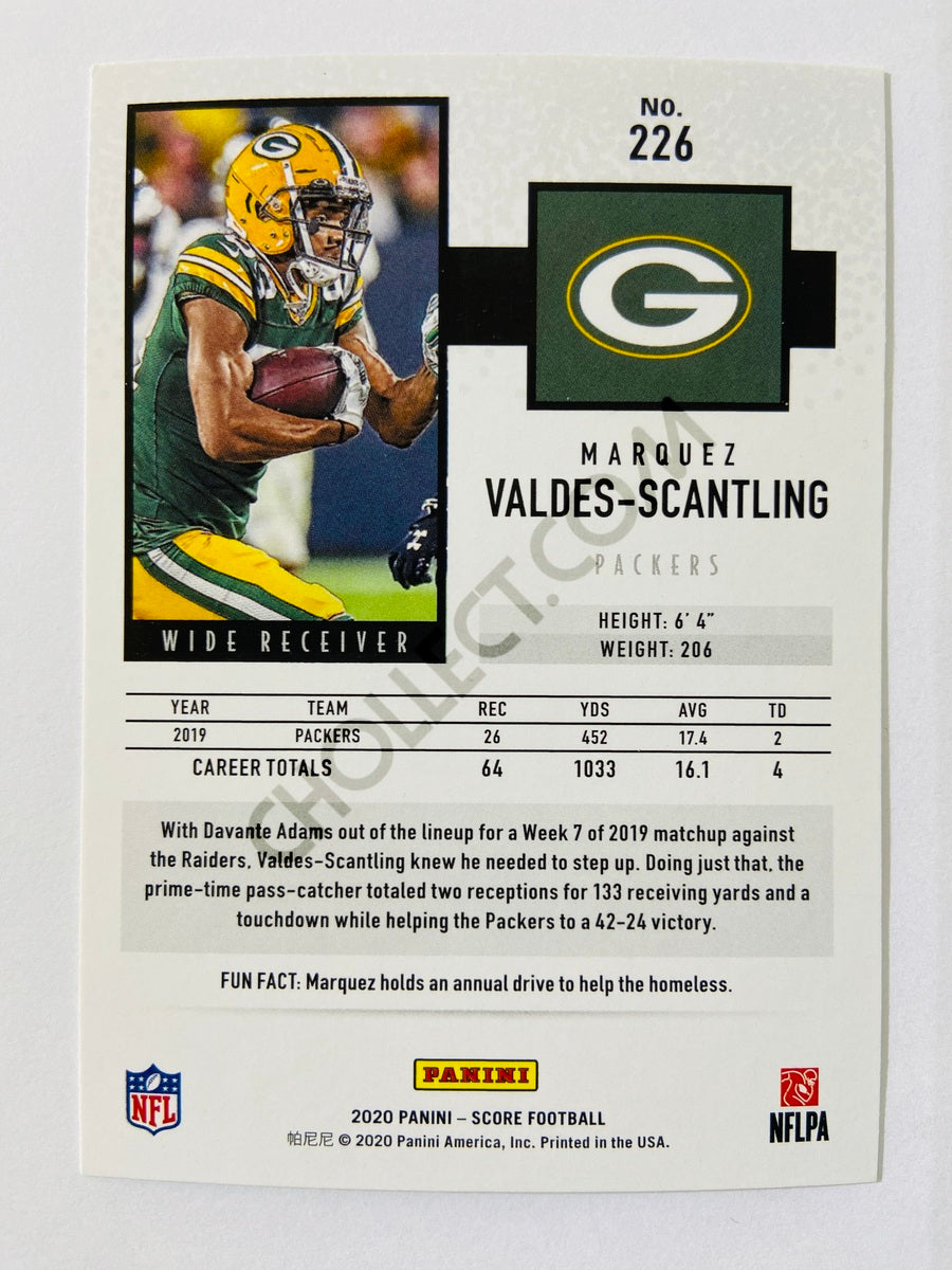 Marquez Valdes-Scantling - Green Bay Packers 2020 Panini Score #226