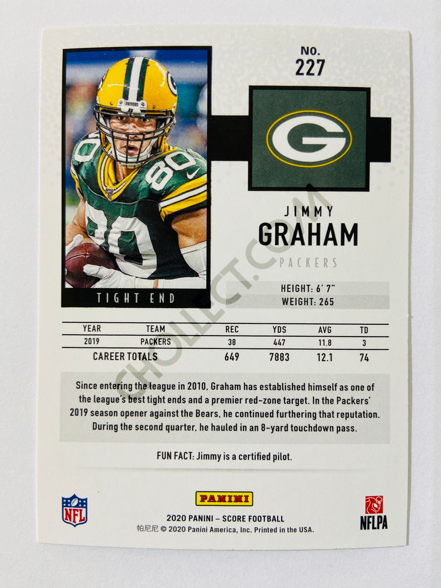 Jimmy Graham - Green Bay Packers 2020 Panini Score #227